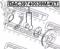 Febest DAC39740039M-KIT Wheel bearing — Фото №2