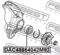 Febest DAC48864042M92 Wheel bearing — Photo #2 Febest DAC48864042M92 Wheel bearing — Photo #2