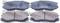 Febest 0401CBF Brake pads — Photo #1 Febest 0401CBF Brake pads — Photo #1