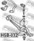 Febest HSB-032 Bushing stabilizer — Photo #2 Febest HSB-032 Bushing stabilizer — Photo #2