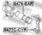 Febest 0477C-CYR Carrier brake caliper — Photo #2 Febest 0477C-CYR Carrier brake caliper — Photo #2