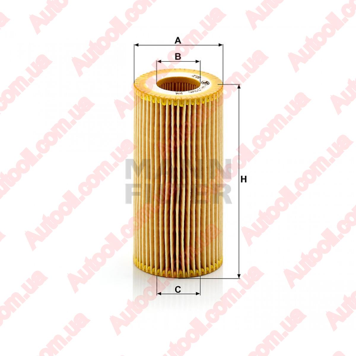 Mann-Filter HU 719/6 X Фільтр масляний Mann-Filter HU 719/6 X Фільтр масляний