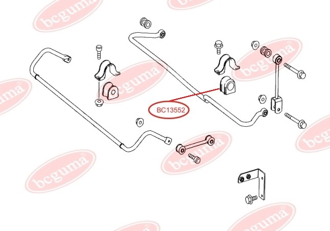 BC-Guma BC13552 Bushing stabilizer