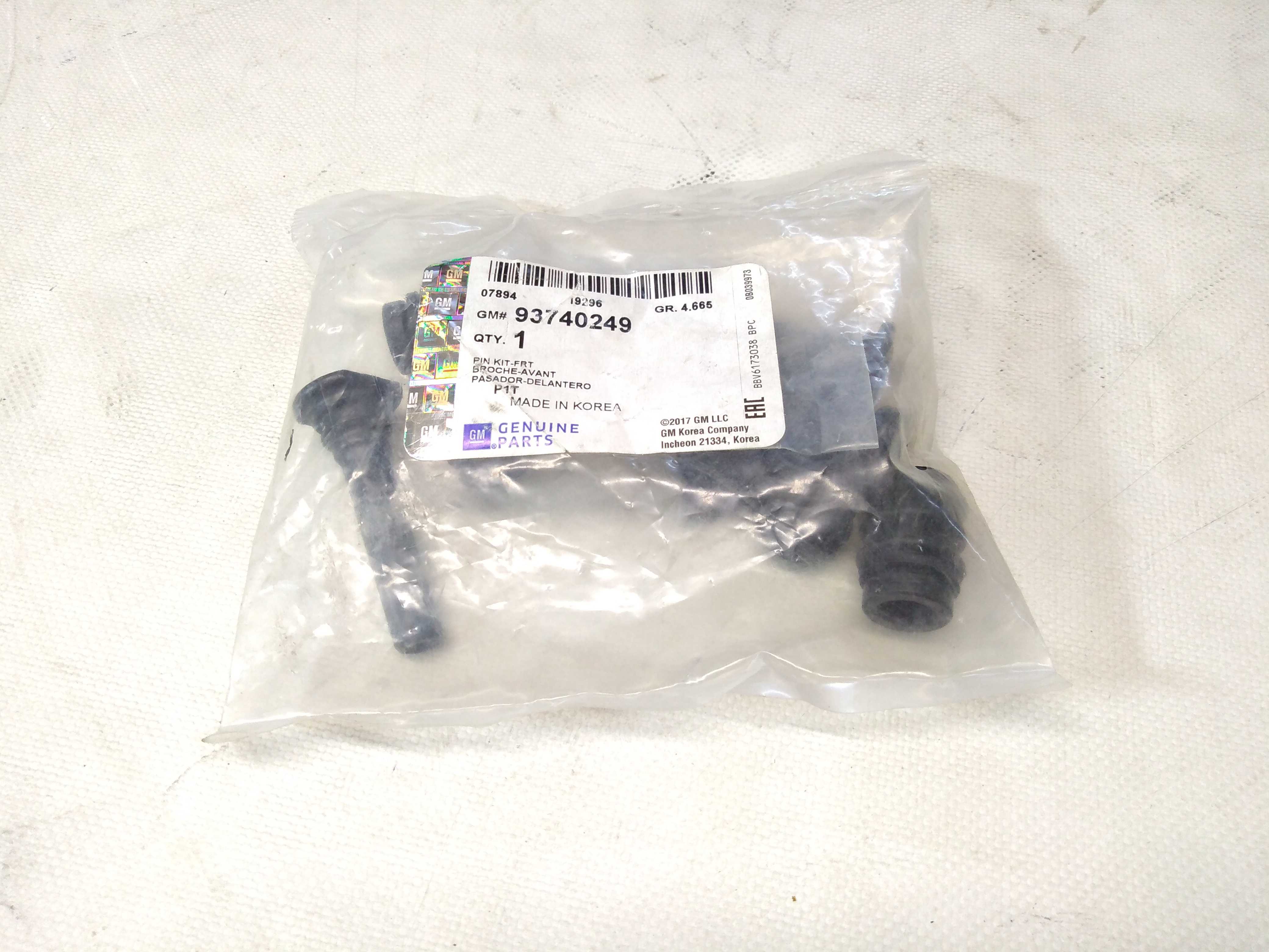 General Motors 93740249 Pin disc brake