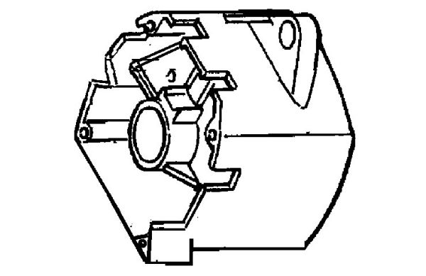 Remy 1876760 Commutator end shield starter Remy 1876760 Commutator end shield starter
