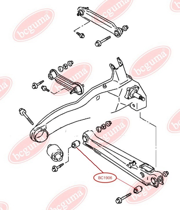 BC-Guma BC1906 Bushing suspension arm — Фото №2 BC-Guma BC1906 Bushing suspension arm — Фото №2