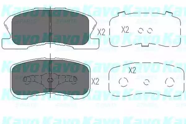 Kavo Parts KBP-1508 Brake pads