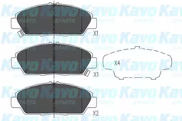 Kavo Parts KBP-2005 Brake pads