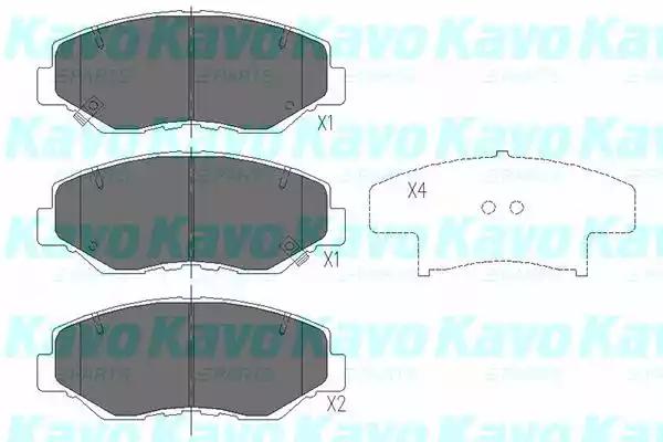 Kavo Parts KBP-2034 Колодки гальмівні