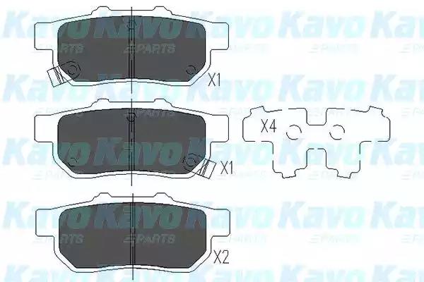 Kavo Parts KBP-2049 Brake pads Kavo Parts KBP-2049 Brake pads