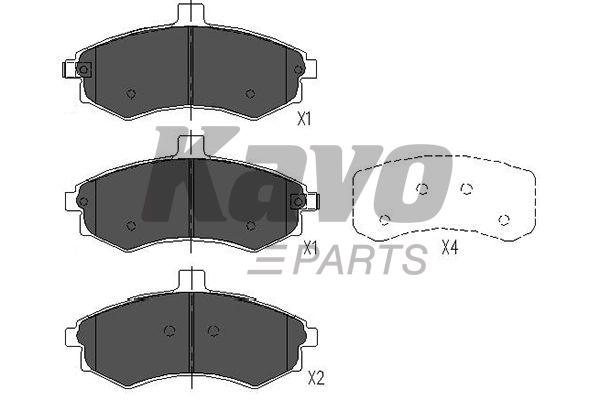 Kavo Parts KBP-3006 Brake pads