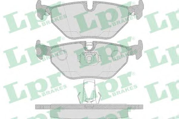 LPR 05P650 Колодки гальмівні — Фото №3 LPR 05P650 Колодки гальмівні — Фото №3