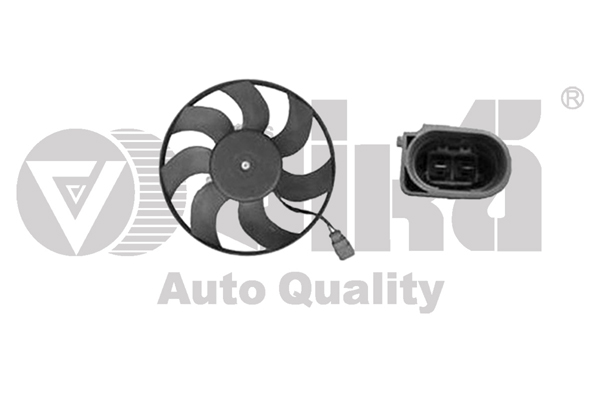 Vika 99590332401 Fan and motor assy