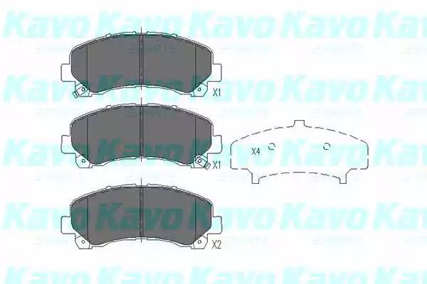 Kavo Parts KBP-3515 Колодки тормозные