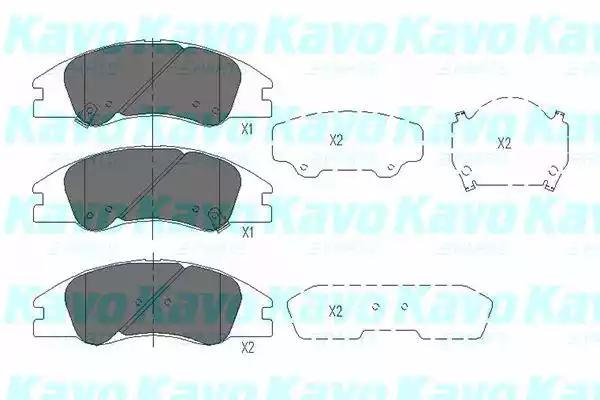 Kavo Parts KBP-4003 Колодки гальмівні