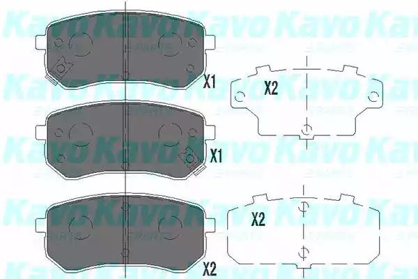 Kavo Parts KBP-4005 Brake pads Kavo Parts KBP-4005 Brake pads