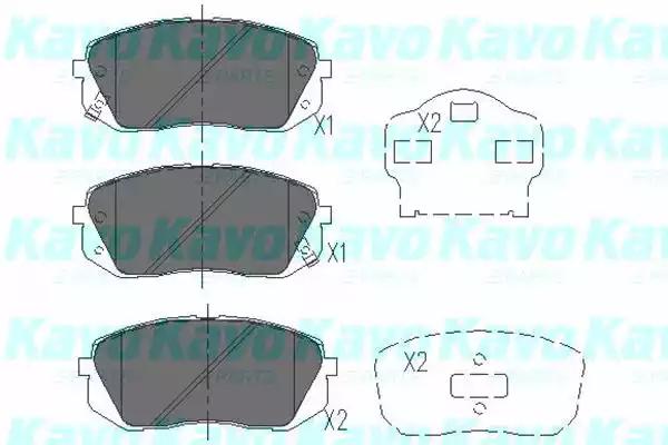 Kavo Parts KBP-4018 Колодки гальмівні