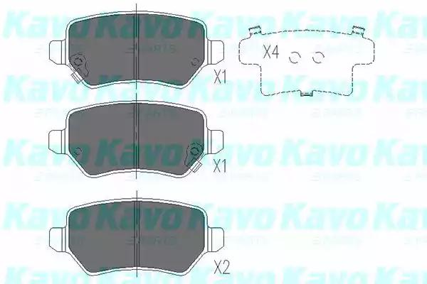 Kavo Parts KBP-4020 Колодки гальмівні