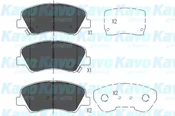 Kavo Parts KBP-4023 Brake pads Kavo Parts KBP-4023 Brake pads