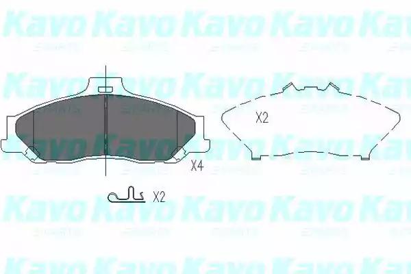Kavo Parts KBP-4510 Колодки гальмівні Kavo Parts KBP-4510 Колодки гальмівні