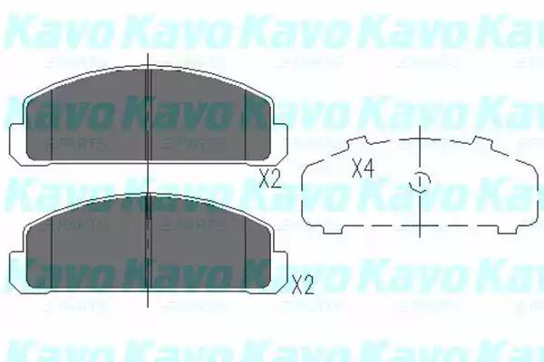 Kavo Parts KBP-4515 Brake pads Kavo Parts KBP-4515 Brake pads