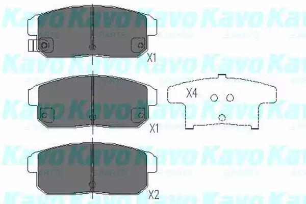 Kavo Parts KBP-4547 Brake pads Kavo Parts KBP-4547 Brake pads