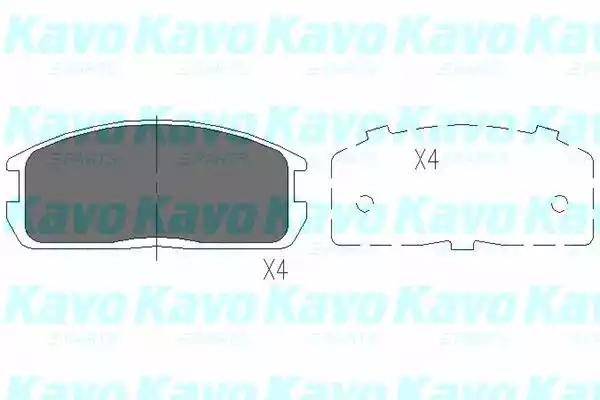 Kavo Parts KBP-5524 Brake pads Kavo Parts KBP-5524 Brake pads