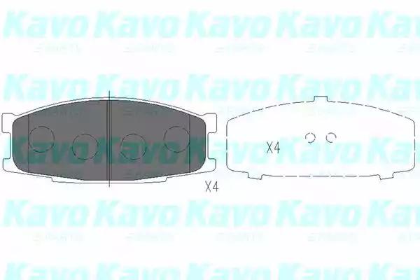 Kavo Parts KBP-5527 Колодки гальмівні Kavo Parts KBP-5527 Колодки гальмівні