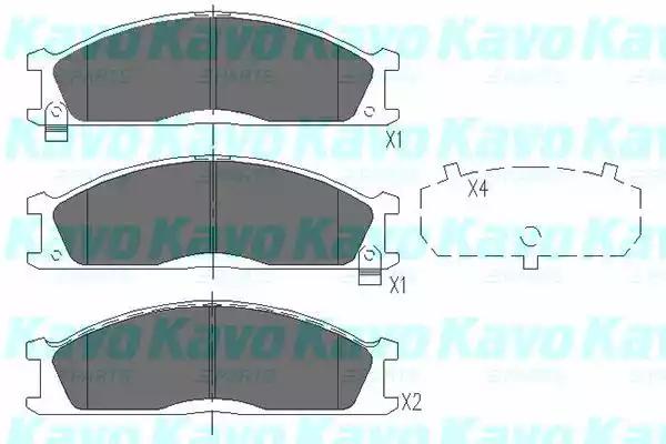 Kavo Parts KBP-6503 Колодки гальмівні