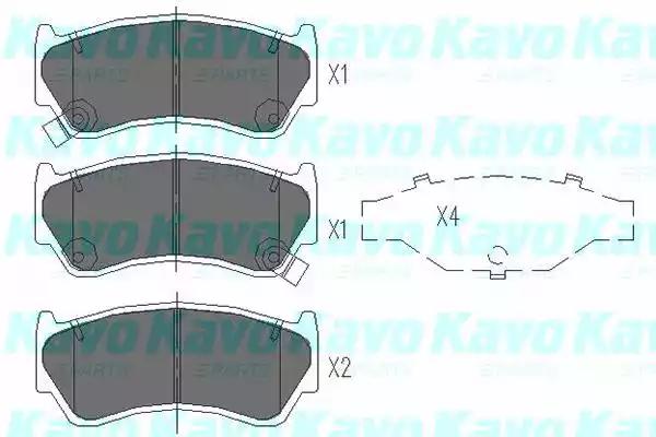 Kavo Parts KBP-6508 Колодки гальмівні