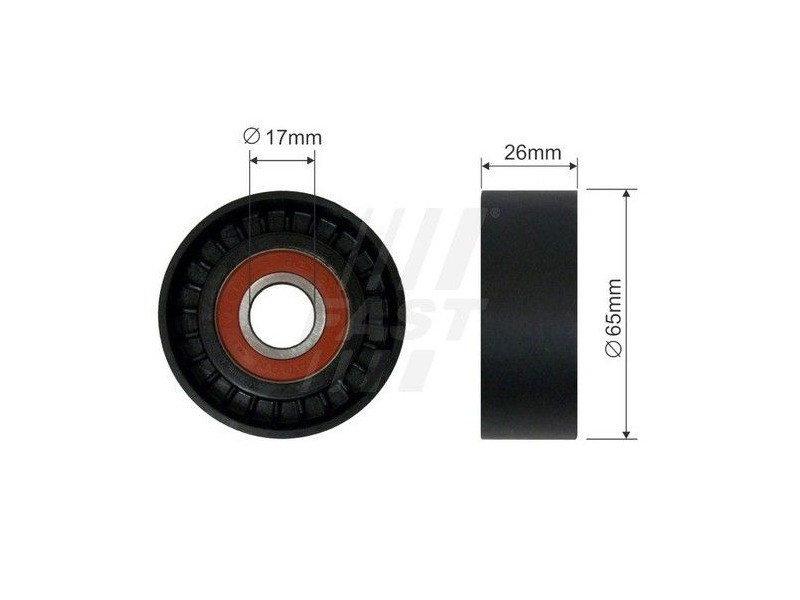 Fast FT44539 Ролик натяжной Fast FT44539 Ролик натяжной