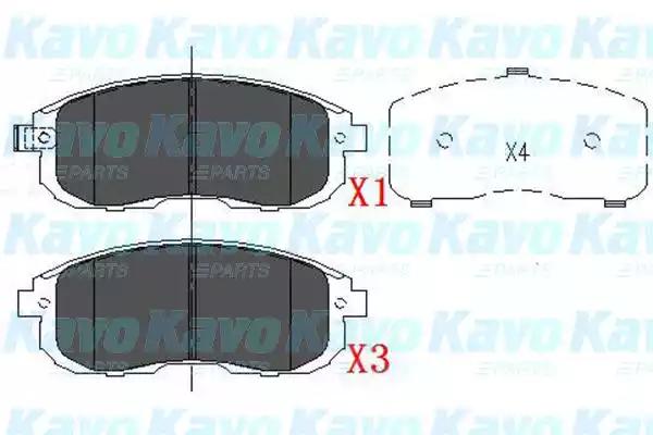 Kavo Parts KBP-6557 Колодки гальмівні Kavo Parts KBP-6557 Колодки гальмівні