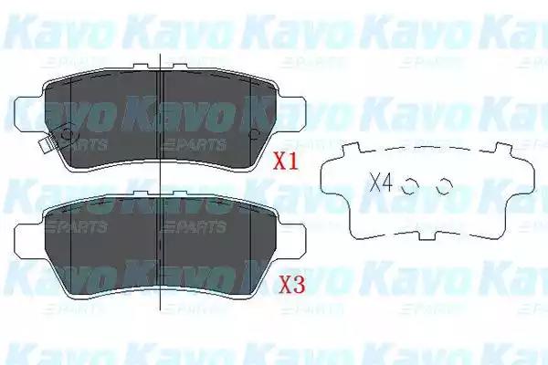 Kavo Parts KBP-6575 Brake pads Kavo Parts KBP-6575 Brake pads