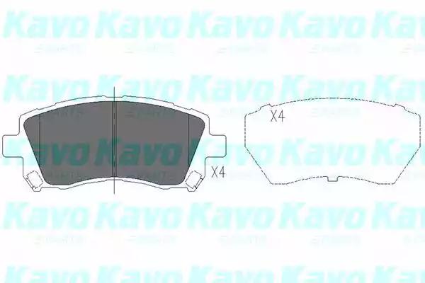 Kavo Parts KBP-8001 Brake pads Kavo Parts KBP-8001 Brake pads
