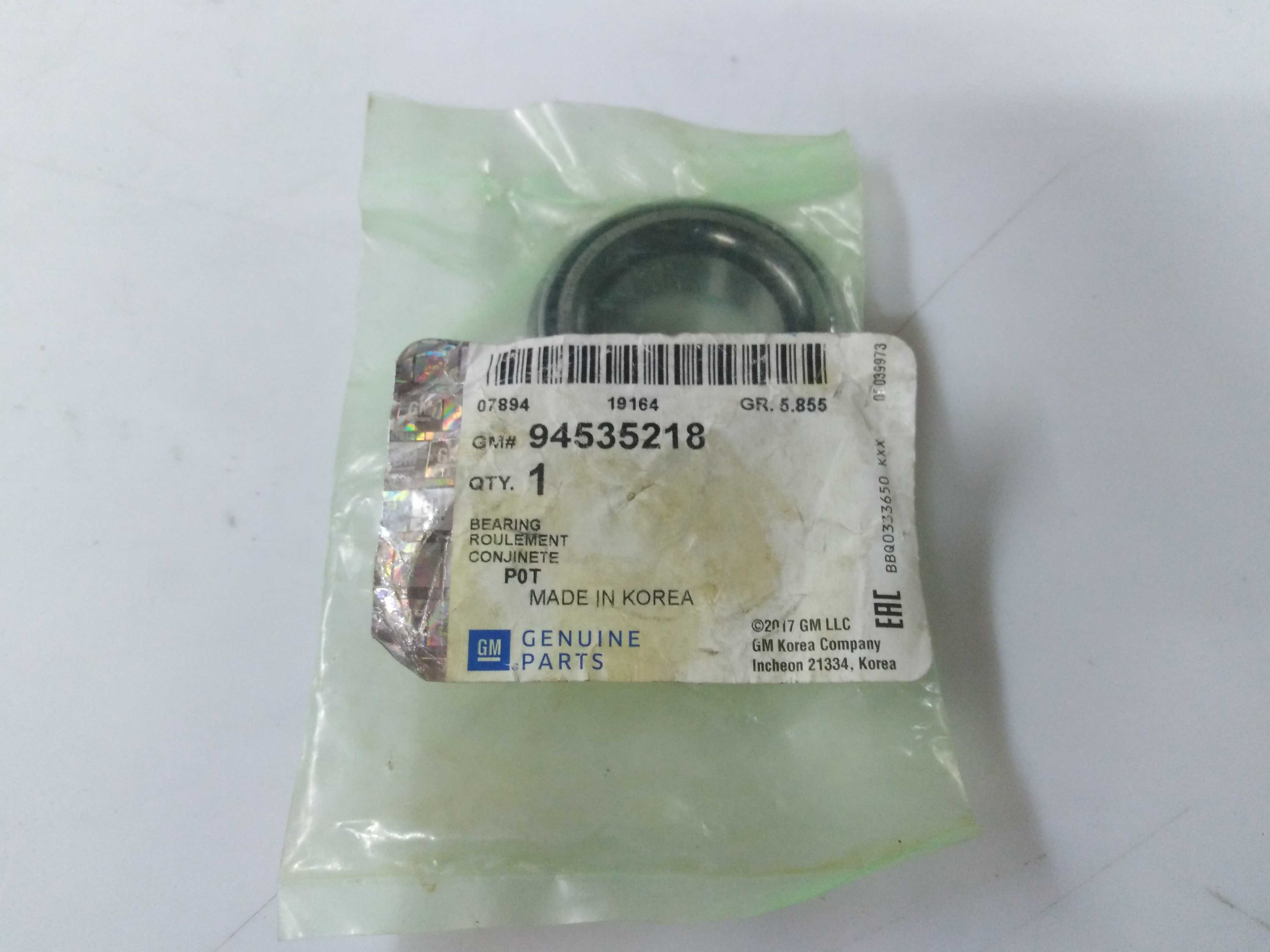 General Motors 94535218 Підшипник маточини колеса General Motors 94535218 Підшипник маточини колеса