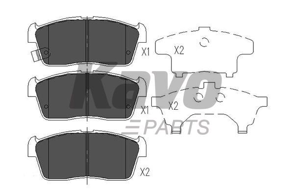 Kavo Parts KBP-8507 Brake pads