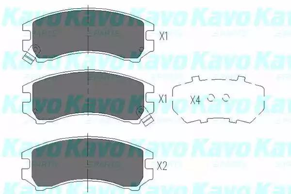 Kavo Parts KBP-8513 Колодки тормозные