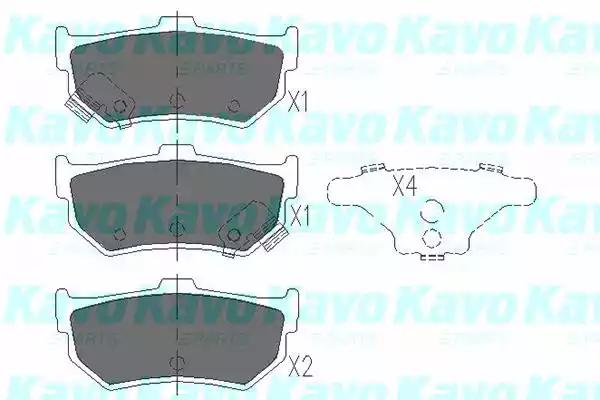 Kavo Parts KBP-8518 Колодки тормозные