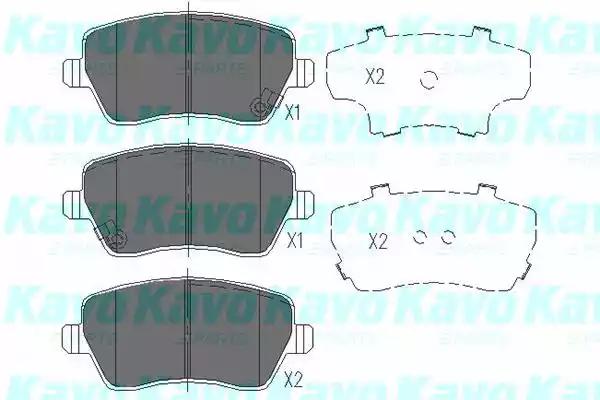 Kavo Parts KBP-8522 Brake pads