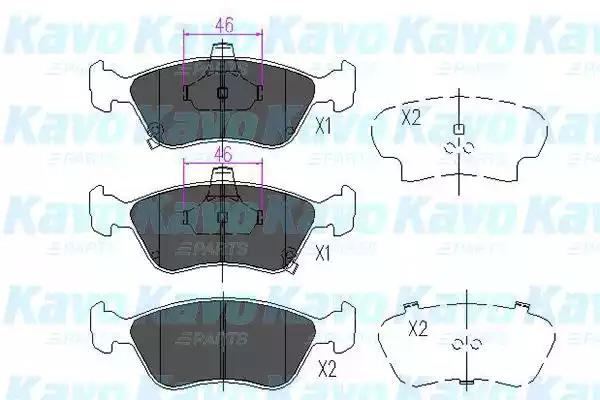 Kavo Parts KBP-9006 Brake pads Kavo Parts KBP-9006 Brake pads