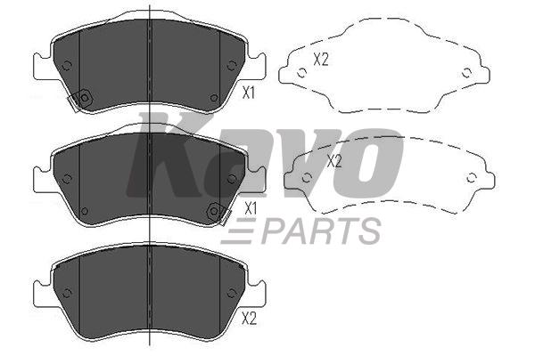 Kavo Parts KBP-9027 Brake pads Kavo Parts KBP-9027 Brake pads