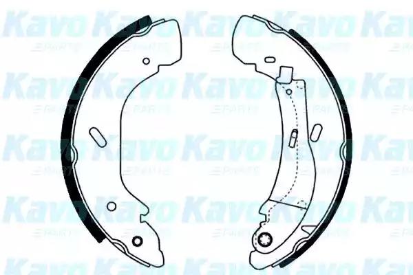 Kavo Parts BS-7428 Колодки гальмівні Kavo Parts BS-7428 Колодки гальмівні