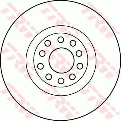 TRW DF4209 Brake disc