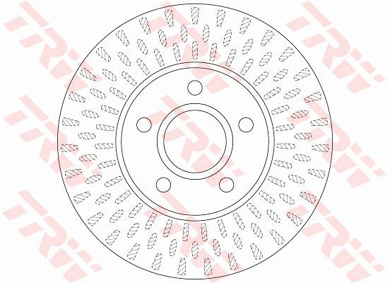 TRW DF6217 Brake disc TRW DF6217 Brake disc