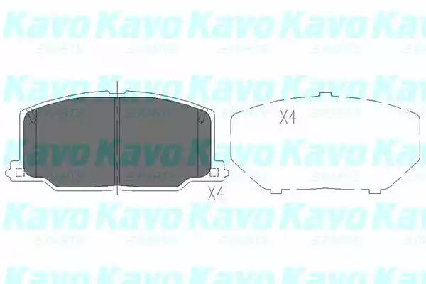 Kavo Parts KBP-9036 Колодки гальмівні