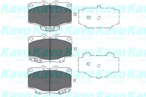 Kavo Parts KBP-9048 Brake pads Kavo Parts KBP-9048 Brake pads