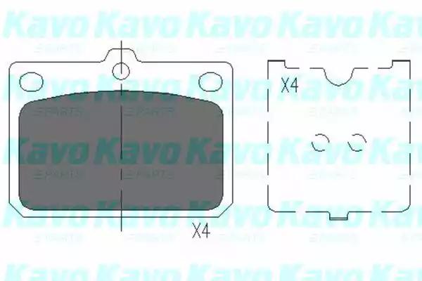 Kavo Parts KBP-9079 Колодки тормозные Kavo Parts KBP-9079 Колодки тормозные