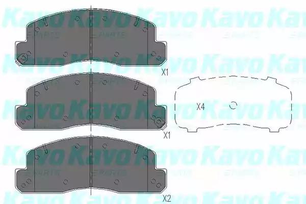 Kavo Parts KBP-9088 Brake pads Kavo Parts KBP-9088 Brake pads