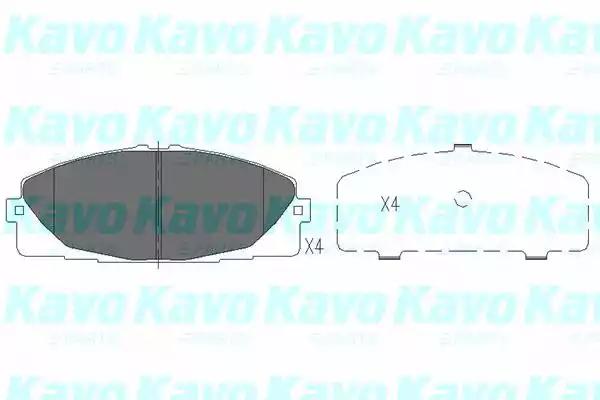 Kavo Parts KBP-9089 Колодки гальмівні Kavo Parts KBP-9089 Колодки гальмівні