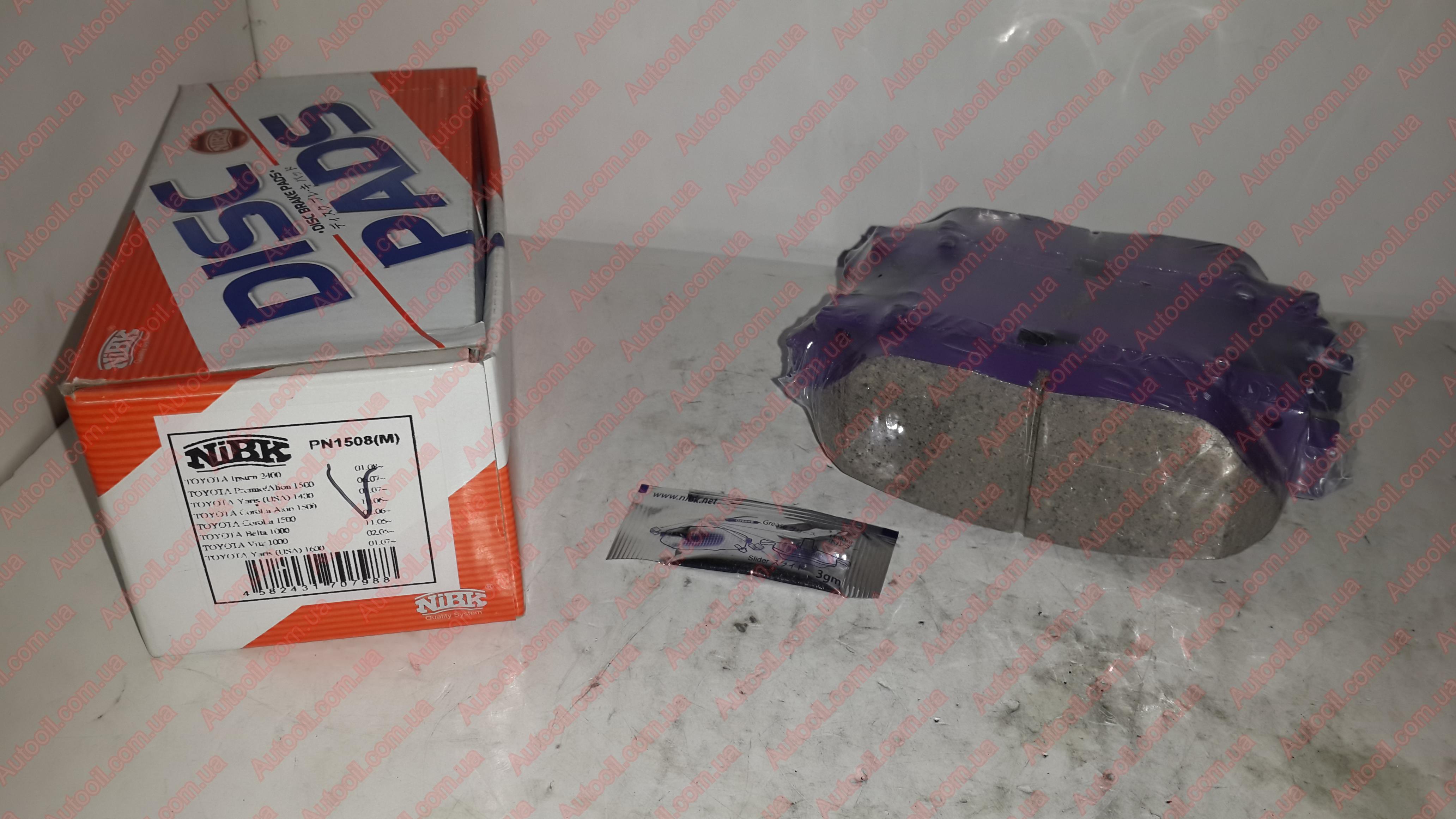 NIBK PN1508 Brake pads NIBK PN1508 Brake pads